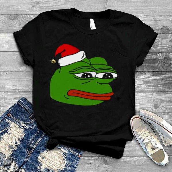 Christmas Pepe Funny Hot Meme shirt