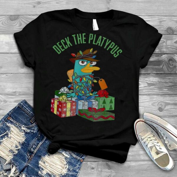 Christmas Perry Deck The Platypus Phineas And Ferb shirt