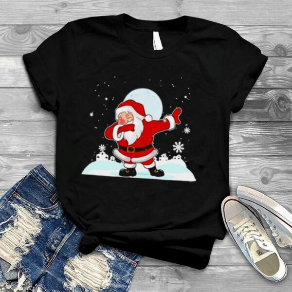 Christmas Santa Claus Dabbing Xmas Vacation Winter Holidays Sweater T shirt