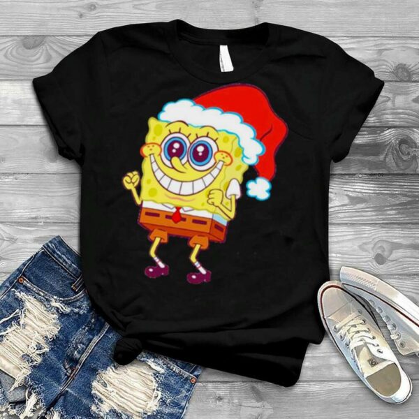 Christmas Spongebob cartoon funny holiday t shirt