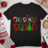 Christmas Squad Family Matching Pajamas Xmas Boys Kids Santa T Shirt