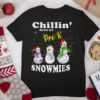 Christmas Teacher Cute Chillin With My Pre K Snowmies T Shirt