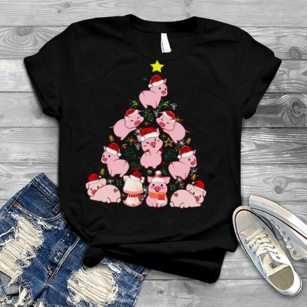 Christmas Tree Funny Pig shirt