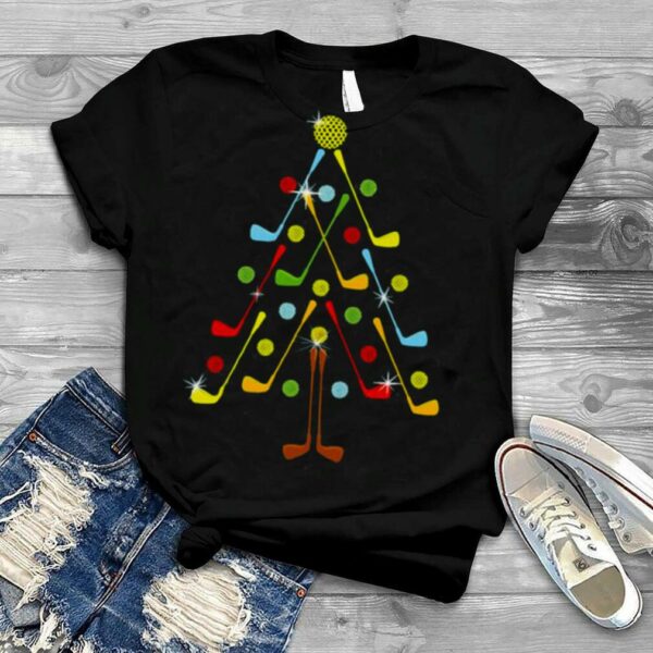 Christmas Tree Golf Ball shirt