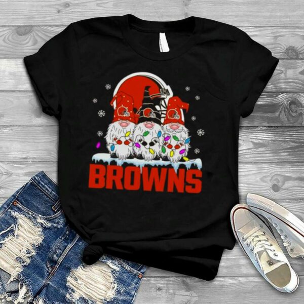 Cleveland Browns Football Gnomes Christmas 2023 shirt