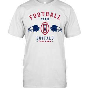 Cool Modern Buffalo Bills Retro Team Crest T-Shirt