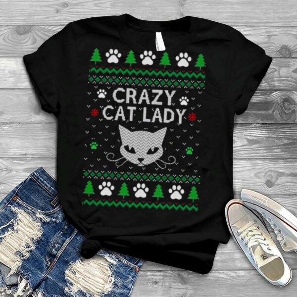 Crazy Cat Lady 2022 Ugly Christmas shirt