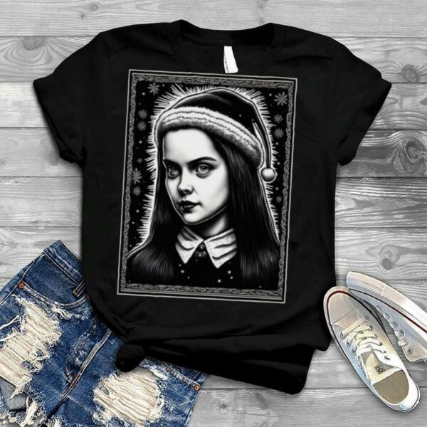 Creepy Wednesday Addams Christmas shirt