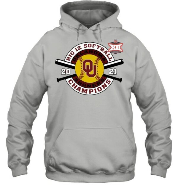 Crimson Oklahoma Sooners 2021 Big 12 Softball Tournament Champions shirt