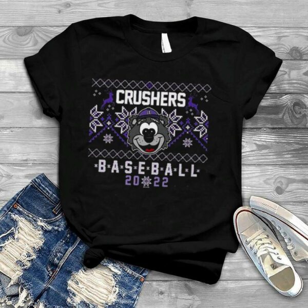 Crushers Baseball 2022 Ugly Christmas shirt