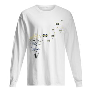 Dandelion flower michigan wolverines logo shirt