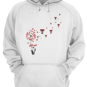 Dandelion flower texas tech red raiders logo hearts shirt 2 Dandelion flower texas tech red raiders logo hearts shirt 3