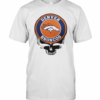 Denver Broncos Football Skull T-Shirt