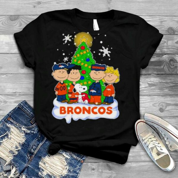 Denver Broncos The Peanuts Christmas Tree Sweatshirt