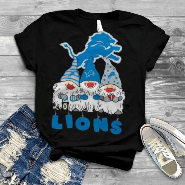 Detroit Lions The Gnomes Christmas T shirt