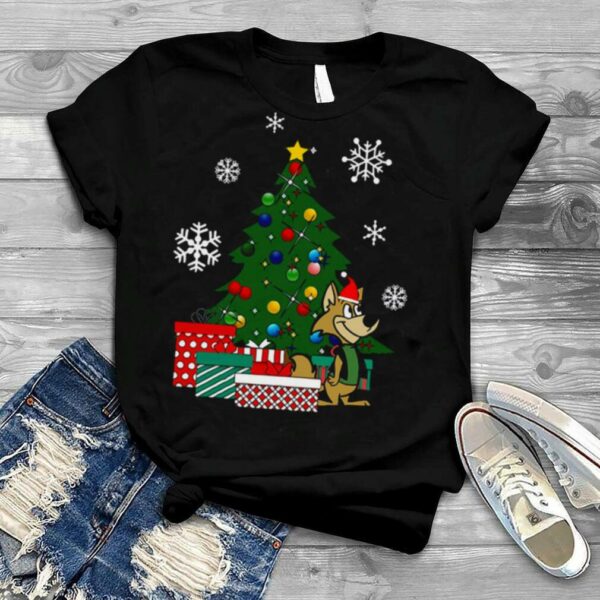 Ding A Ling Wolf Around The Christmas Tree shirt