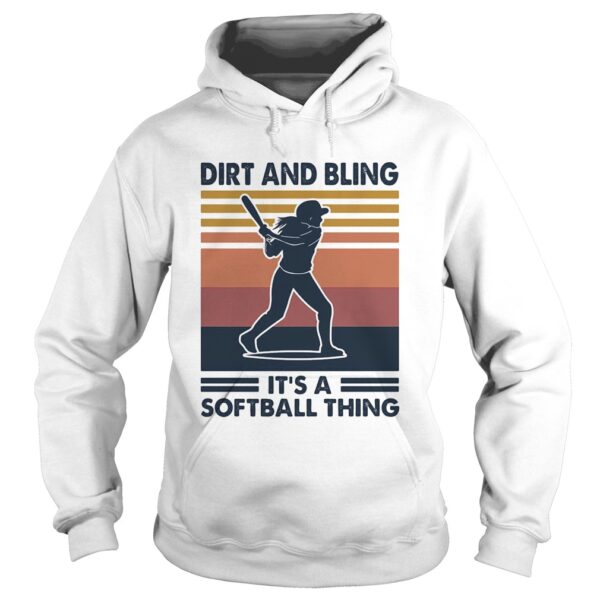 Dirt and bling its a softball thing vintage shirt