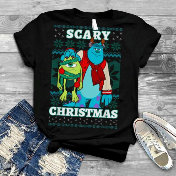 Disney Pixar Monsters Inc. Christmas Scary Ugly Christmas T Shirt