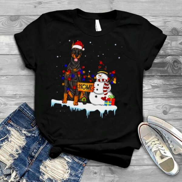 Doberman Pinscher Dog Christmas shirt