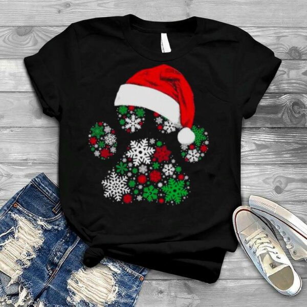 Dog’s footprint Santa Hat Christmas 2022 shirt