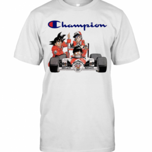 Dragonball Songoku Bulma And Gohan F1 Champion T-Shirt