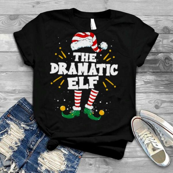 Dramatic Elf Family Matching Christmas Pajama T shirt