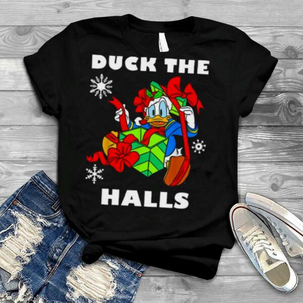 Duck The Halls Christmas Portrait shirt