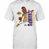 Dwight Howard Team Los Angeles Lakers Branded 2020 NBA Finals Champions T-Shirt