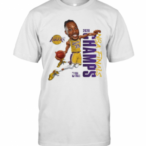 Dwight Howard Team Los Angeles Lakers Branded 2020 NBA Finals Champions T-Shirt