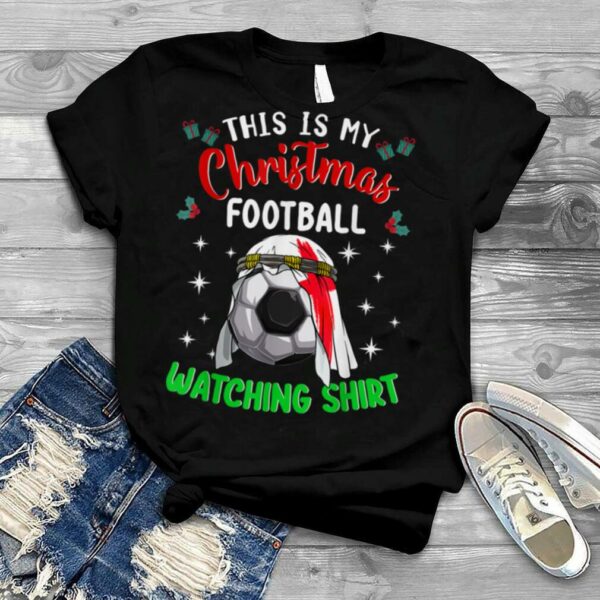 England Football 2022 This Is My Christmas Football Watching T Shirt