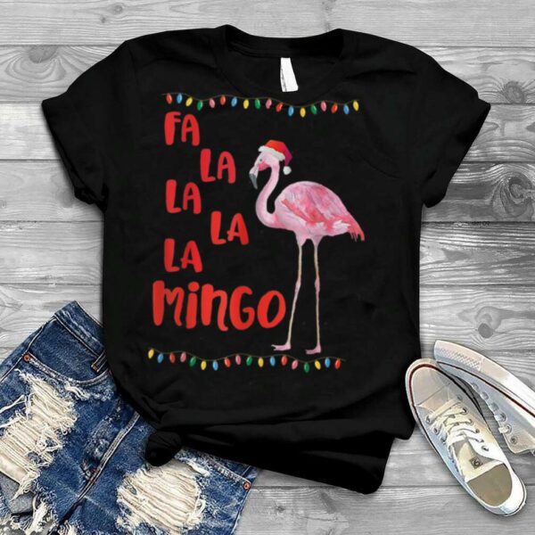 Fa La La La La Flamingo Fun Christmas In July T Shirt