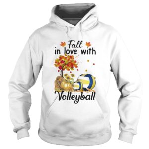 Fall in love with volleyball shirt Fall in love with volleyball shirt