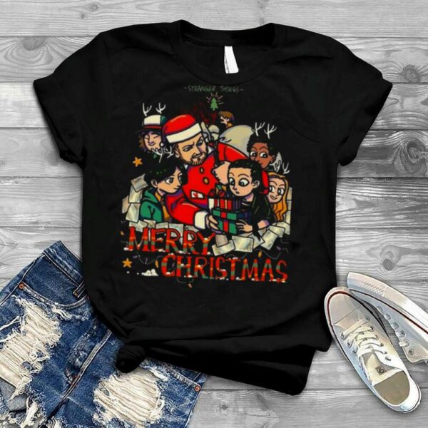 Fanart Stranger Things Mery Christmas 2022 Design shirt