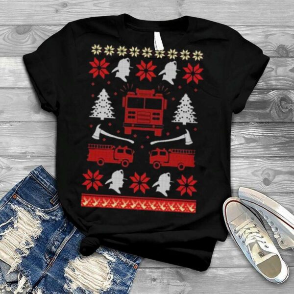 Fire fighter 2022 ugly Christmas shirt