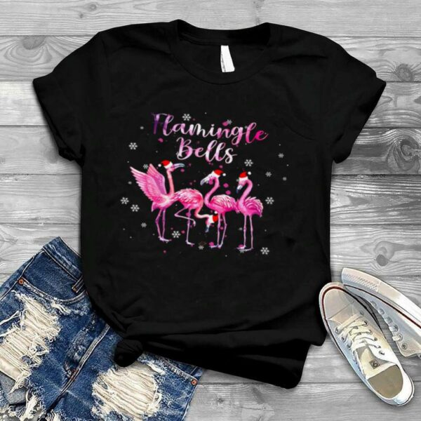 Flamingle Bells Merry Christmas Shirt