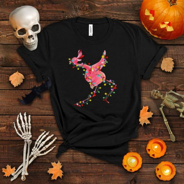 Flamingo Christmas Colors Sweat T shirt