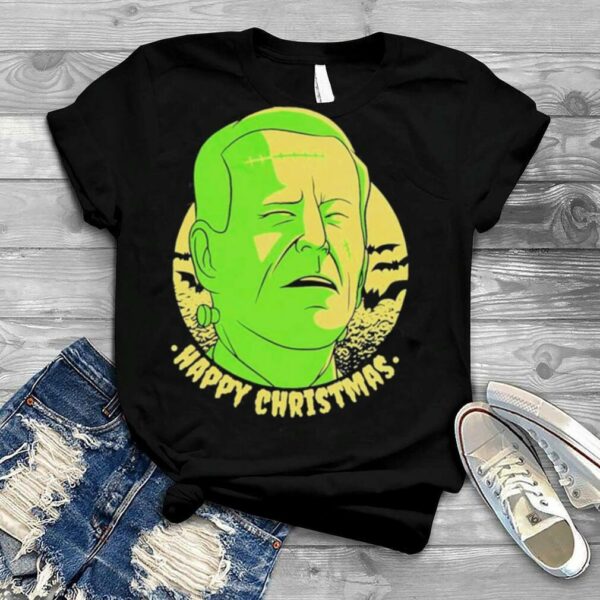 Frankenstein Biden Parody Happy Christmas Shirt