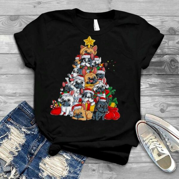 French bulldog 2022 Merry Christmas tree sweater