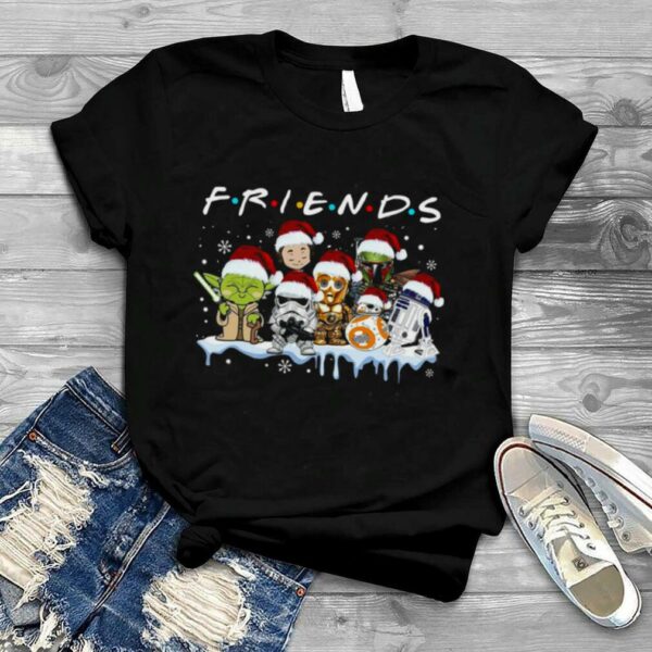 Friends Baby Yoda Christmas shirt