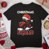 Funny Farm Farming Tractor Farmer Xmas Santa Christmas Squad T Shirt