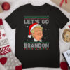 Funny Let’s Go Brandon Santa Donald Trump Ugly Christmas T Shirt