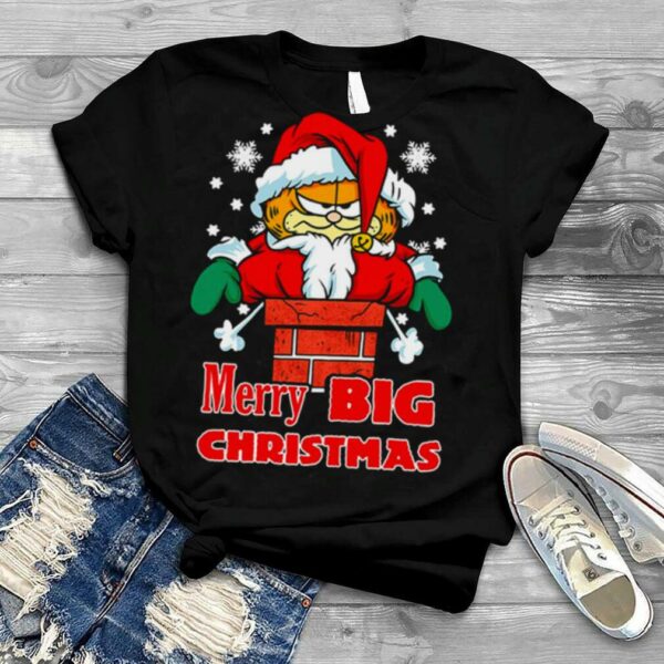 Garfield Cat As Santa Christmas shirt