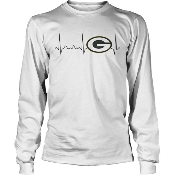 Green Bay Packers heartbeat shirt