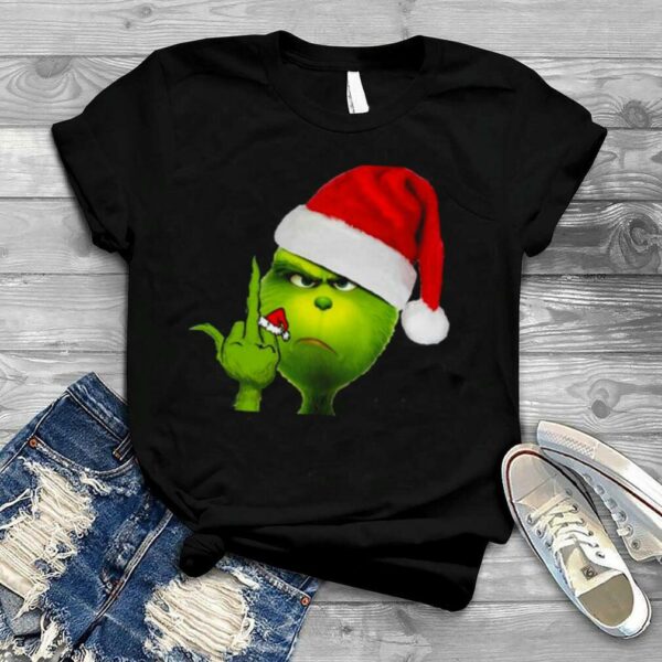 Grinch X Middle Finger Christmas shirt