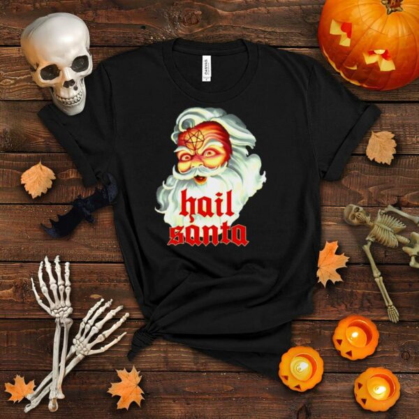 Hail Santa Classic Santanic Christmas Sweater Shirt