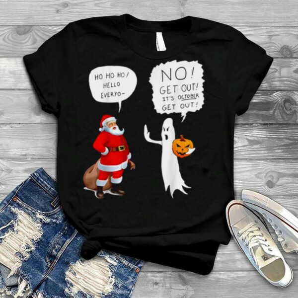 Halloween Pumpkin Christmas Santa shirt