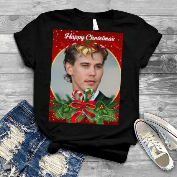 Happy Christmas Austin Butler Portrait Design shirt