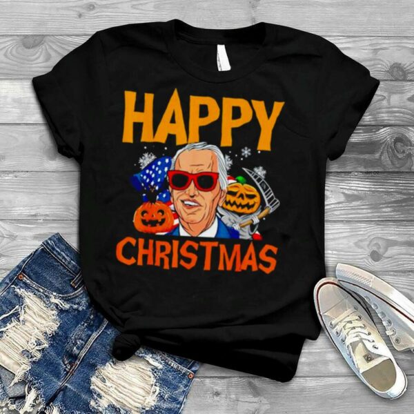 Happy Christmas Funny Anti Joe Biden shirt