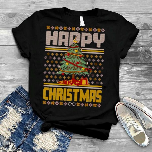 Happy Christmas Tree Light Ugly Christmas 2022 shirt