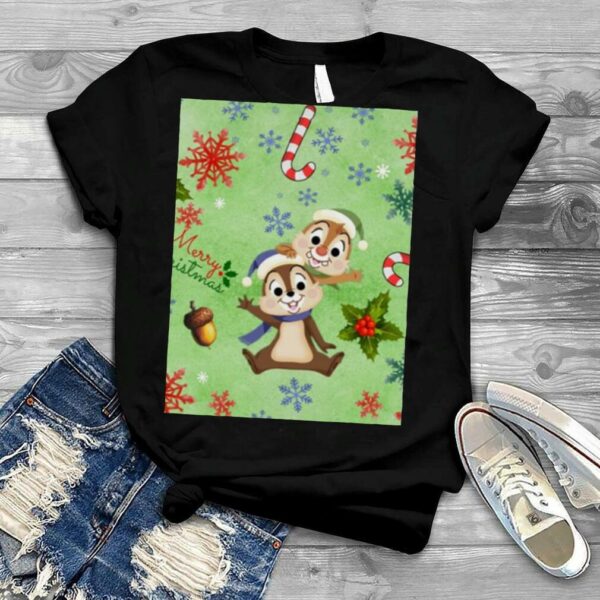 Happy Squirrel Christmas Design Xmas shirt